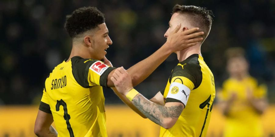 Jadon Sancho und Marco Reus