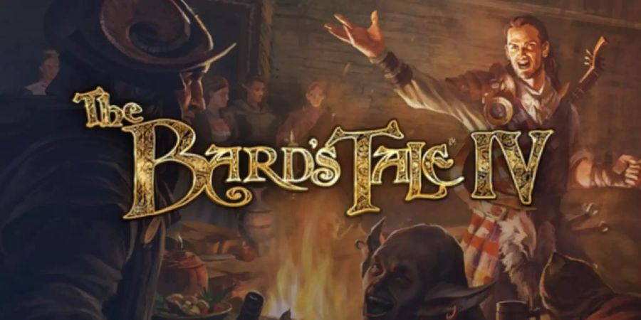 Ein Barde erzählt eine Geschichte in Bard's Tale 4: Barrows Deep.