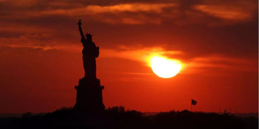 Die Freiheitsstatue in New York bleibt vorerst geschlossen.