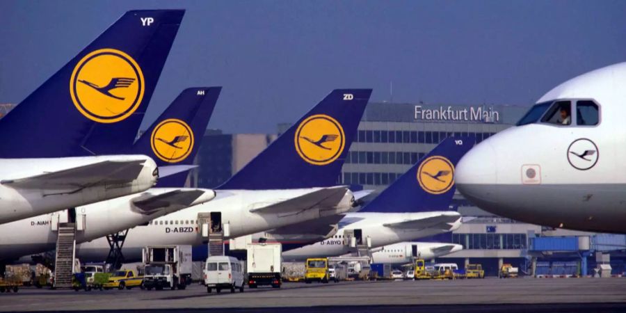 Nach dem Falschalarm konnte das Flugzeug am Flughafen Frankfurt mit einer leichten Verspätung landen.