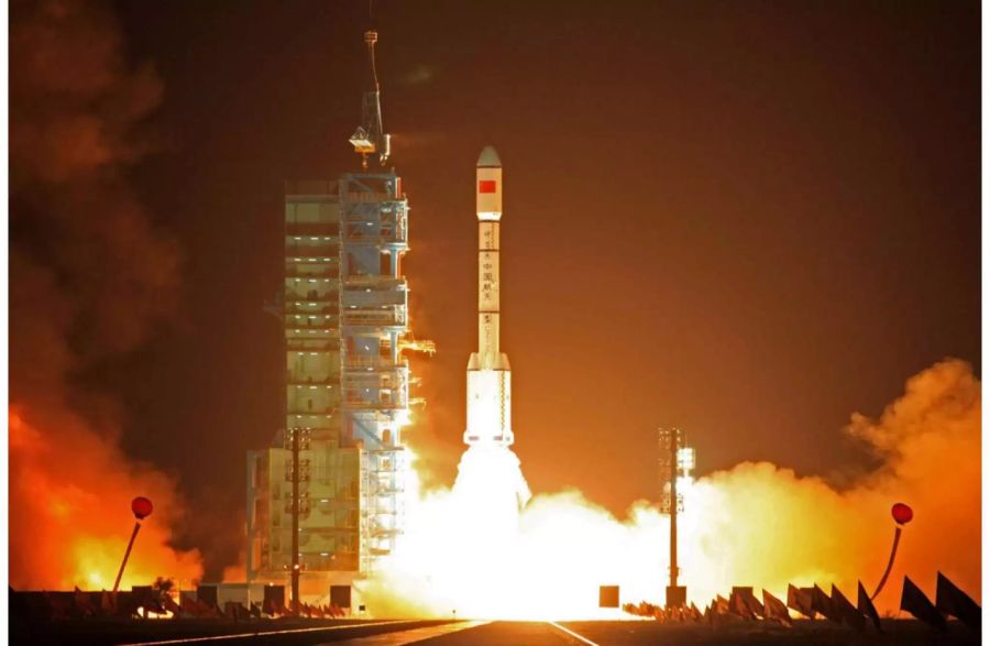 Tiangong 1 wurde 2011 in den Weltraum gestartet. Nun steht die von den Chinesen auch „Himmelspalast“ genannte Raumstation vor einem unkontrollierten Absturz auf die Erde.