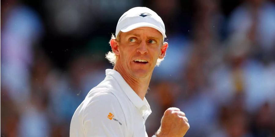 Nur im dritten Satz konnte Kevin Anderson dem Serben etwas Paroli bieten.