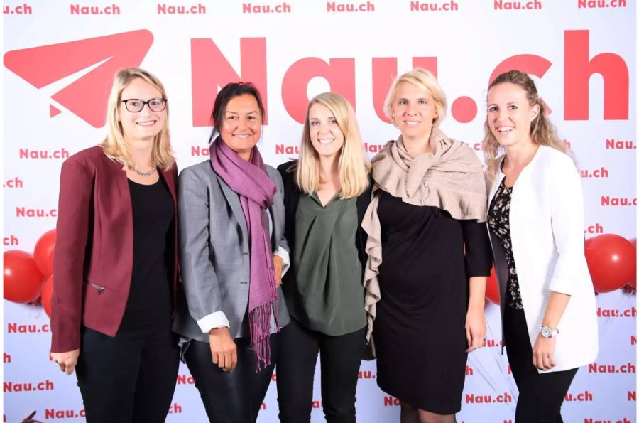 Die Ladies von Rent-a-Show: Simone Grögli, Renate Nusser, Ladina Taxer, Petra Schmitt, Nathalie Rutz.