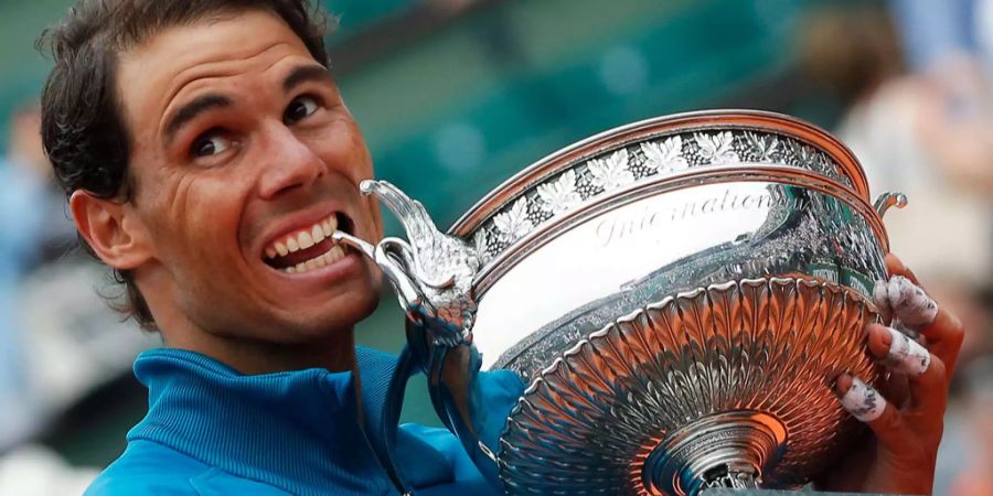 Federers Rekord hat für ihn keine Priorität: Rafael Nadal nach seinem 17. Grand-Slam-Sieg