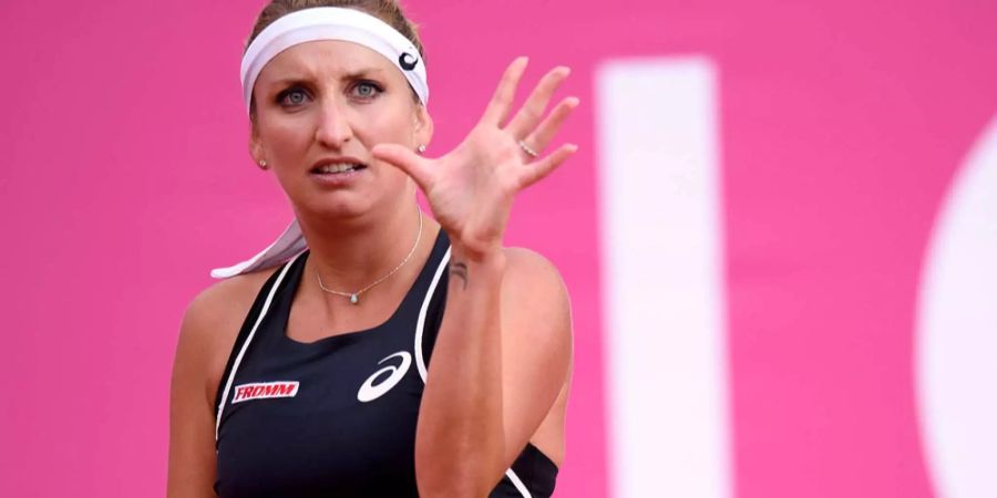 Timea Bacsinszky am WTA-Turnier von Gstaad im Juli 2018