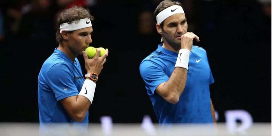 Am Laver Cup im vergangenen September spielten Nadal und Federer gemeinsam Doppel.