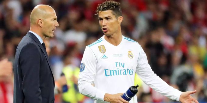 Von 2009 bis 2018 spielt Cristiano Ronaldo bei Real Madrid. Und gewinnt mit den Madrilenen vier Mal die Champions League. Cristiano Ronaldo