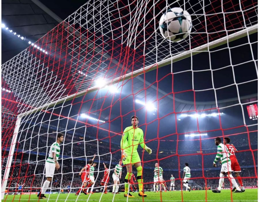 Der Ball zappelte drei Mal im Celtic-Netz.