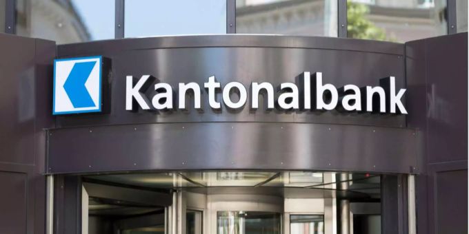 Das Logo der Aargauischen Kantonalbank beim Hauptquartier in Aarau. aargauische kantonalbank Coronavirus