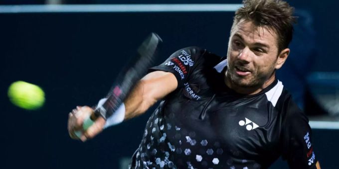 Der Tennisspieler Stan Wawrinka. Stan wawrinka