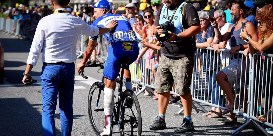 Für Philippe Gilbert geht es an der Tour nicht weiter.