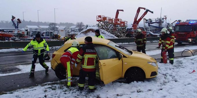 Er musste von der Feuerwehr befreit werden, Kapo AG