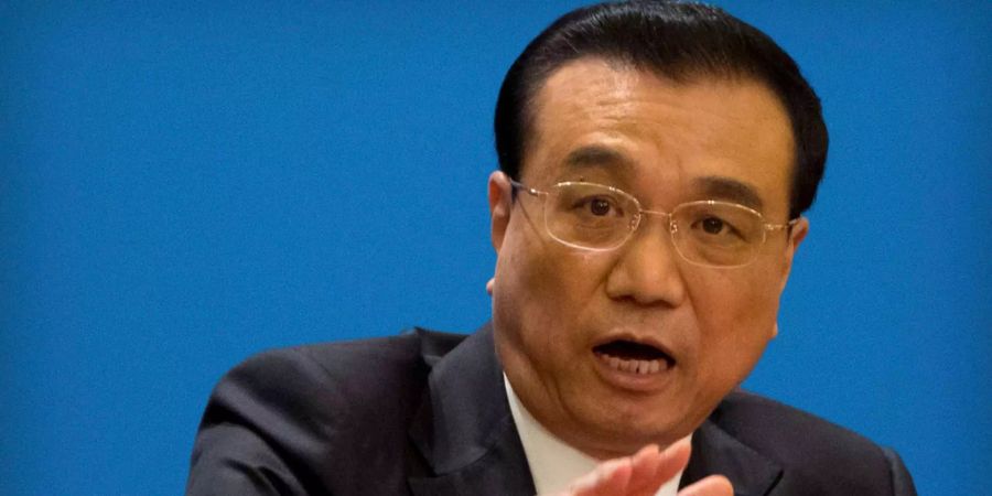 Regierungschef Li Keqiang: «Wir wollen keinen Handelskrieg erleben.»