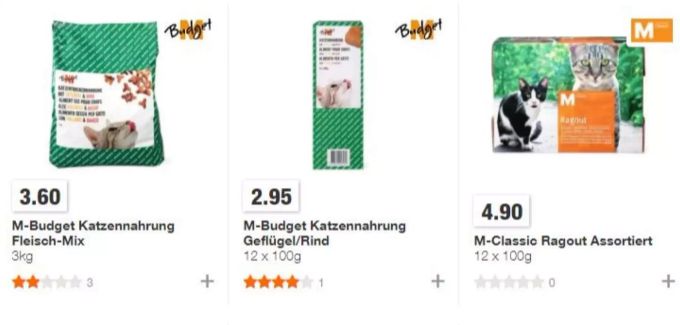 Migros hat viele Eigenmarken. Nur nicht beim Bio-Tierfutter. Migros hat viele Eigenmarken. Nur nicht beim Bio-Tierfutter.
