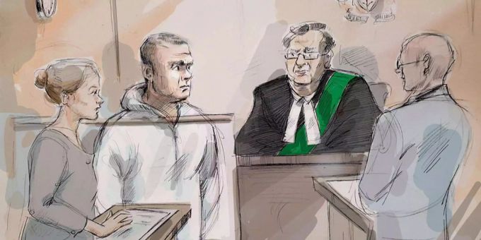 Seine Opfer waren vor allem weiblich: Todesfahrer Alek Minassian (2. von links) am Dienstag im Gerichtssaal in Toronto. Seine Opfer waren vor allem weiblich: Todesfahrer Alek Minassian (2. von links) am Dienstag im Gerichtssaal in Toronto.