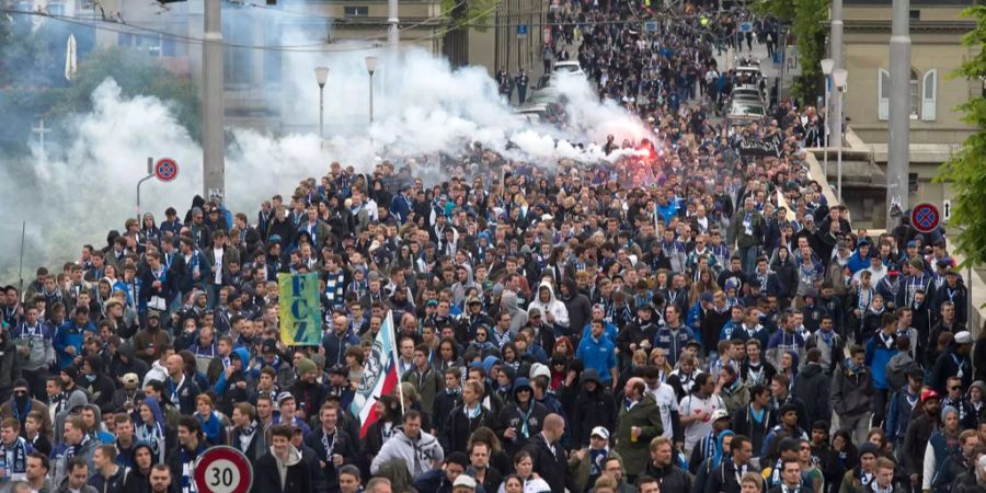 Beim Cupfinal 2014 kam es in Bern zu massiven Ausschreitungen.