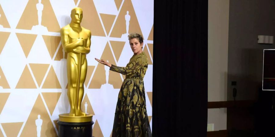 Oscar Gewinnerin Frances McDormand würde den Dieb nicht anzeigen.