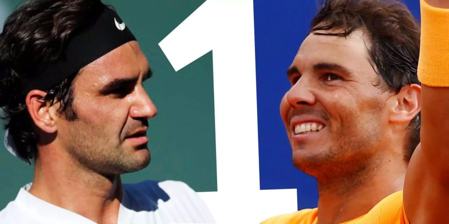 Die Rivalität zwischen Roger Federer und Rafael Nadal dauert weit über zehn Jahre.