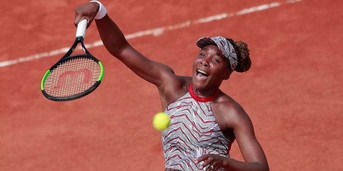 Venus Williams ist in Paris schon ausgeschieden. venus williams