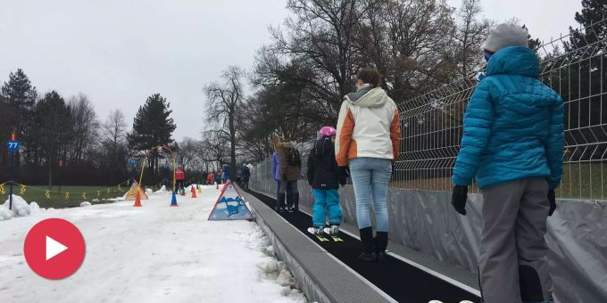 Weyermannshaus BE - Skifahren im grössten Freibad der Schweiz