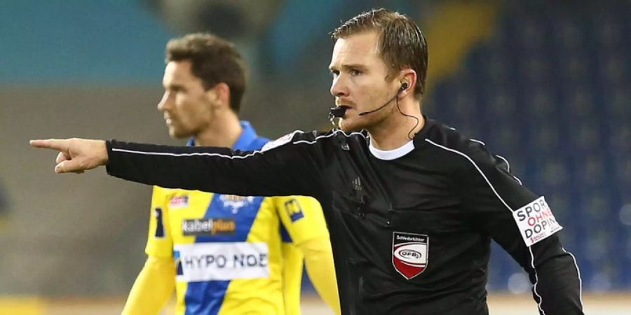 Muckenhammer pfiff vergangenen Sonntag die Partie zwischen Rapid Wien und Salzburg.