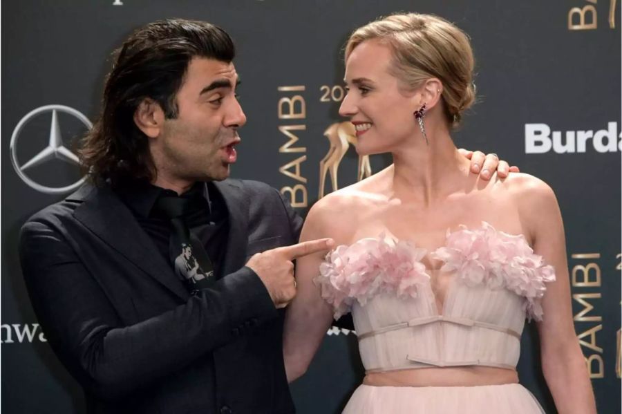 Diane Kruger nahm gemeinsam mit Regisseur Fatih Akin den Sonderpreis der Jury für das NSU-Drama «Aus dem Nichts» entgegen.