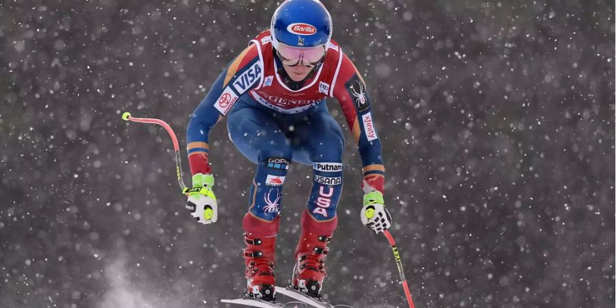 Shiffrin auf dem Weg ins Ziel.