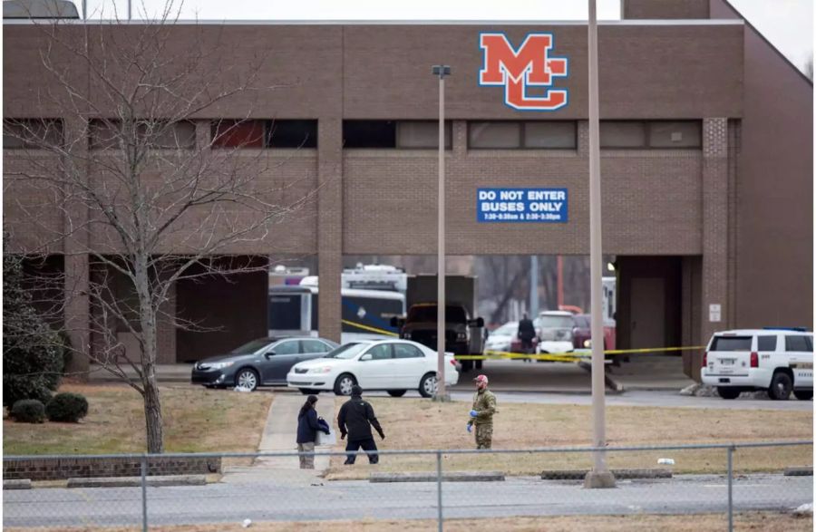 Die Marshall County High School liegt in Benton (Kentucky).