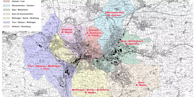 Die neuen Quartiere und die zuständigen Polizisten können auch dem angehängten Plan entnommen werden.