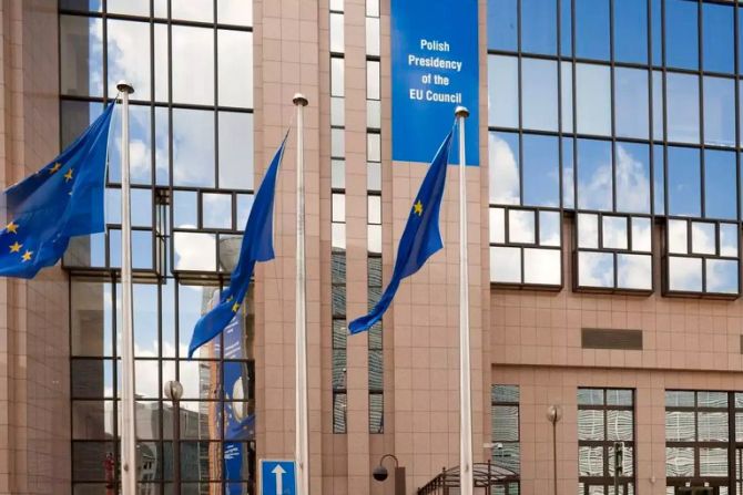 Hauptsitz des Rats der Europäischen Union in Brüssel.