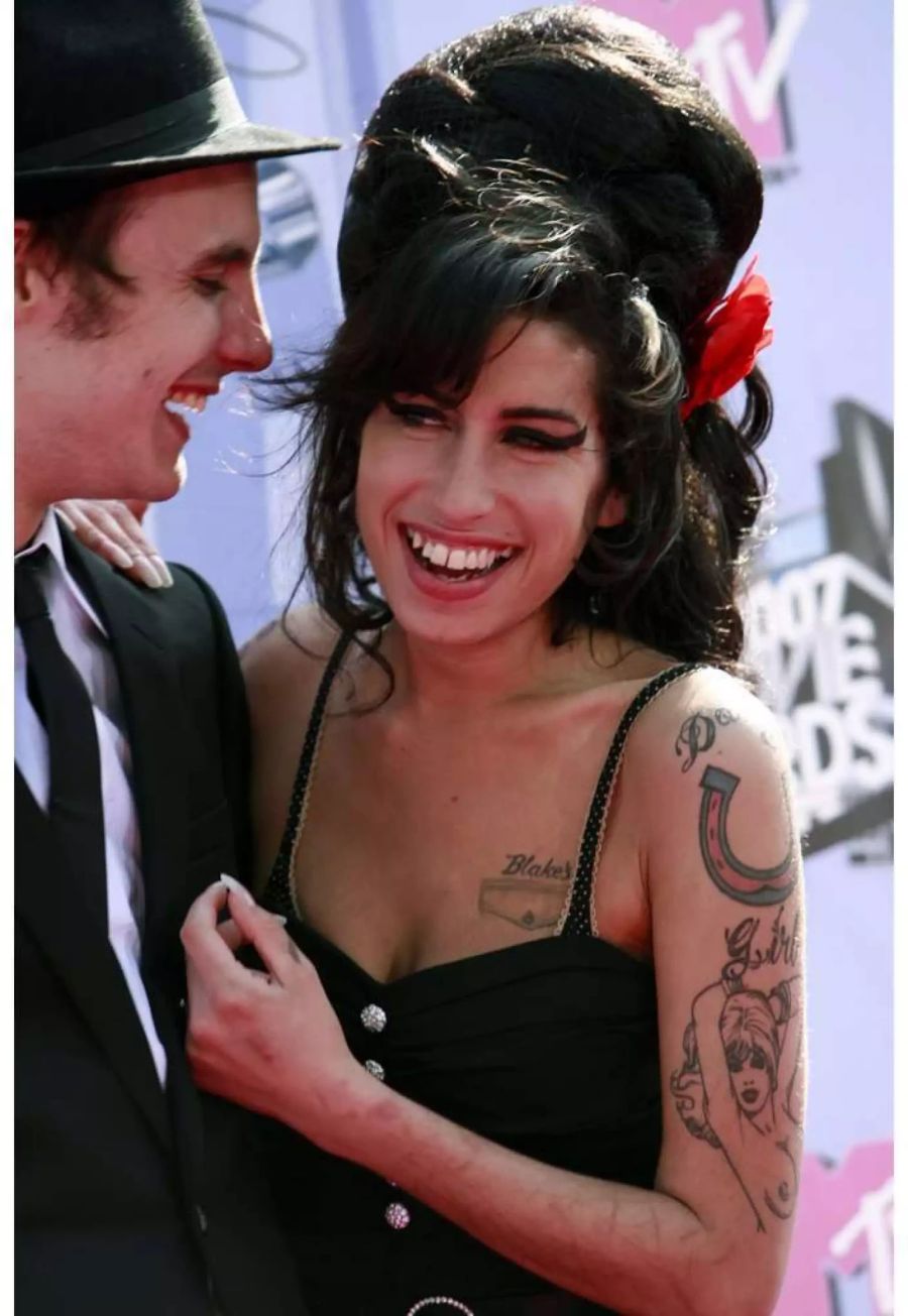 Amy Winehouse und ihr damaliger Ehemann Blake Fielder-Civil 2007 in Los Angeles.