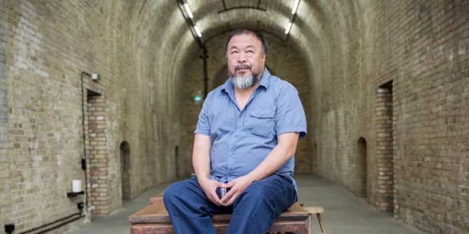 Der chinesische Künstler Ai Weiwei in Berlin.