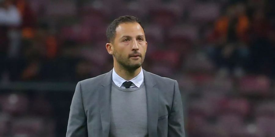 Der Trainer von Schalke 04, Domenico Tedesco.