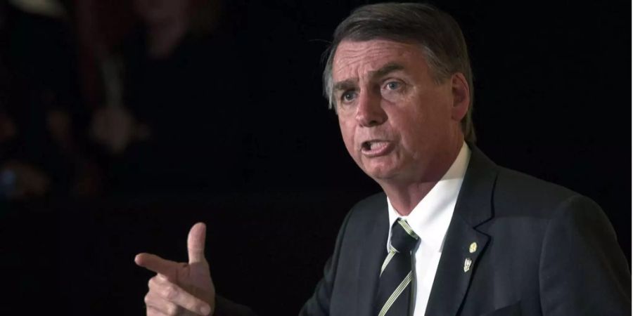 Der rechtsextreme Politiker Jair Bolsonaro in Brasilien.