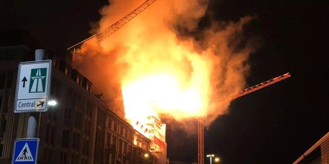 Brand beim Zürcher HB - Polizist erleidet bei Explosion Hörtrauma