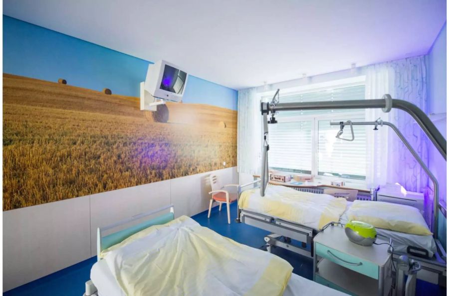 Krankenzimmer in einem Spital - Keystone