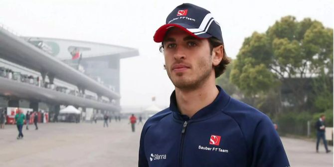 Antonio Giovinazzi Sauber 2017