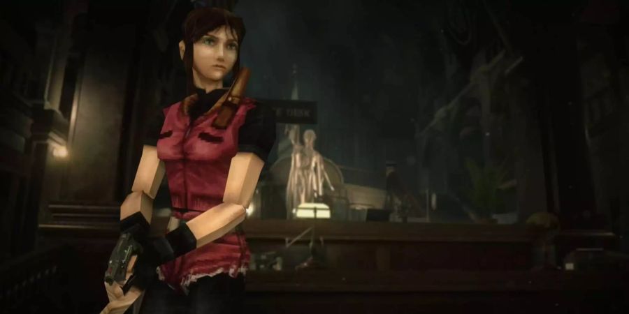 Claire Redfield darf ebenfalls ihr Retro-Kostüm tragen.