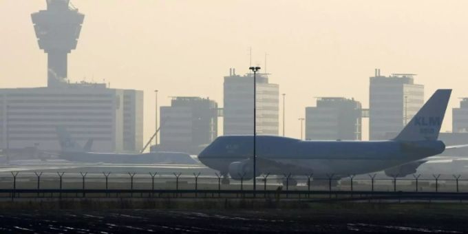 Der Amsterdamer Flughafen Schiphol. amesterdam