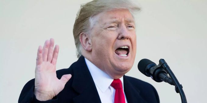 Der US-Präsident Donald Trump unterstützt Juan Guaidó. Präsident Donald Trump