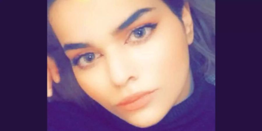 Das Profilbild von Rahaf Mohammed auf Twitter.