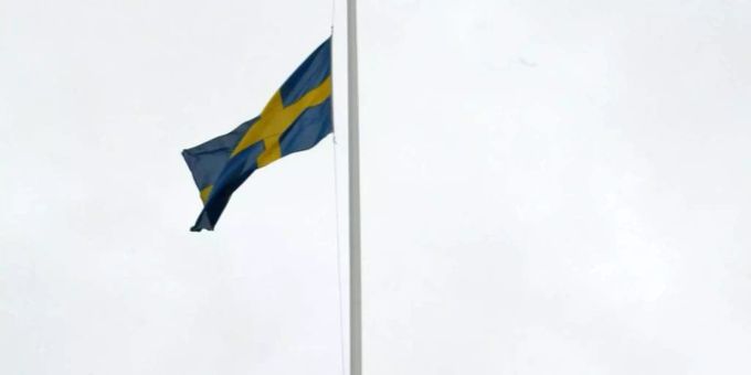 Die schwedische Flagge. (Symbolbild) Schweden