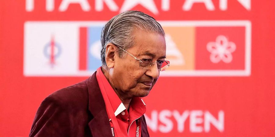 Will im August in Malaysia erneut zur Wahl antreten: Mahathir Mohamad.