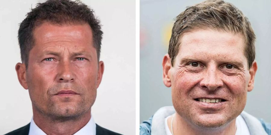 Regisseur Til Schweiger (l.) und den früheren Radprofi Jan Ullrich sollen sich versöhnt haben.