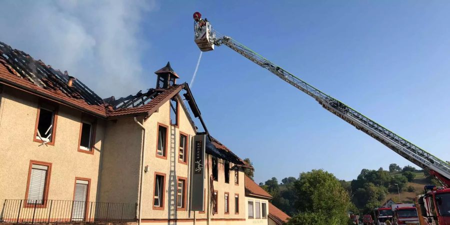 Der Brand ist in der Firma Spyk ausgebrochen.