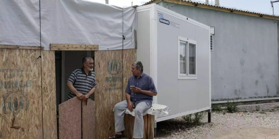 Migranten in Griechenland (Symbolbild).