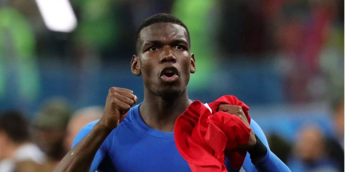 Paul Pogba steht mit Frankreich im WM-Final. Paul Pogba steht mit Frankreich im WM-Final.