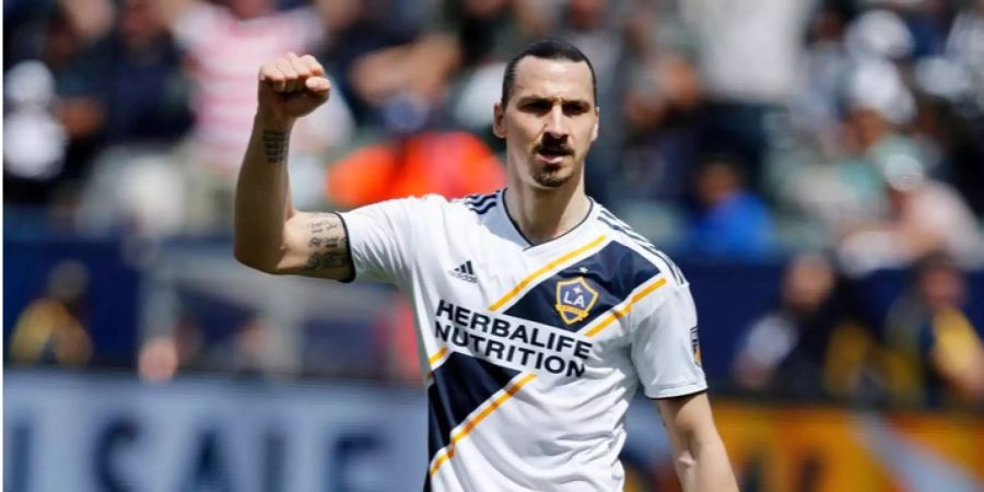 Spielt seit März 2018 für Los Angeles Galaxy: Zlatan Ibrahimovic.