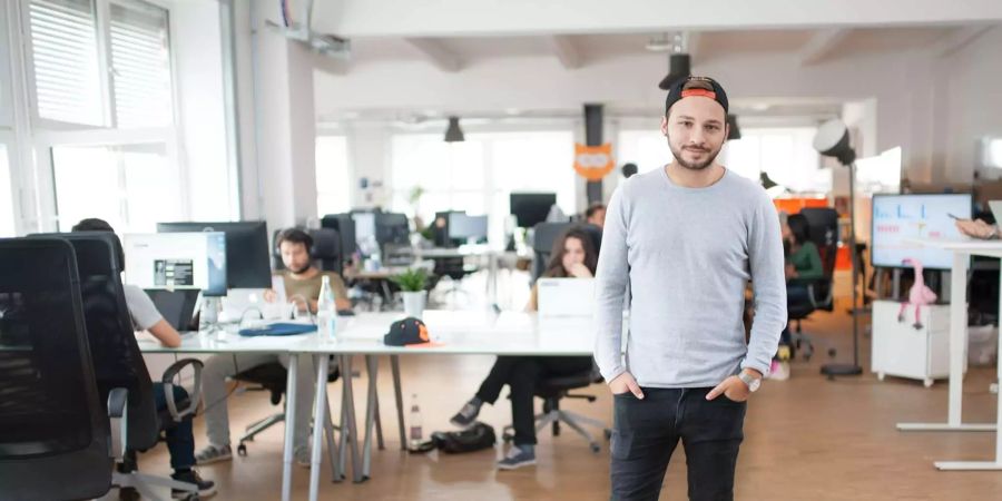 Alessio Avellan Borgmeyer, der Gründer des Berliner Start-ups Jodel.