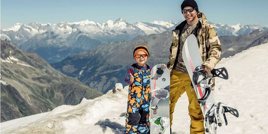 Seit sechs Jahren ist der ehemalige Snowboard-Star Fabien Rohrer Papa.